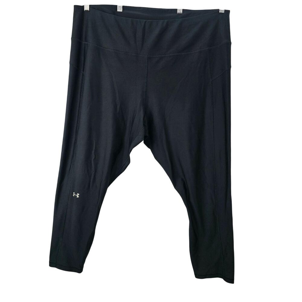 Under Armour Leggings Womens 3X Black HeatGear Compression Plus Size Workout